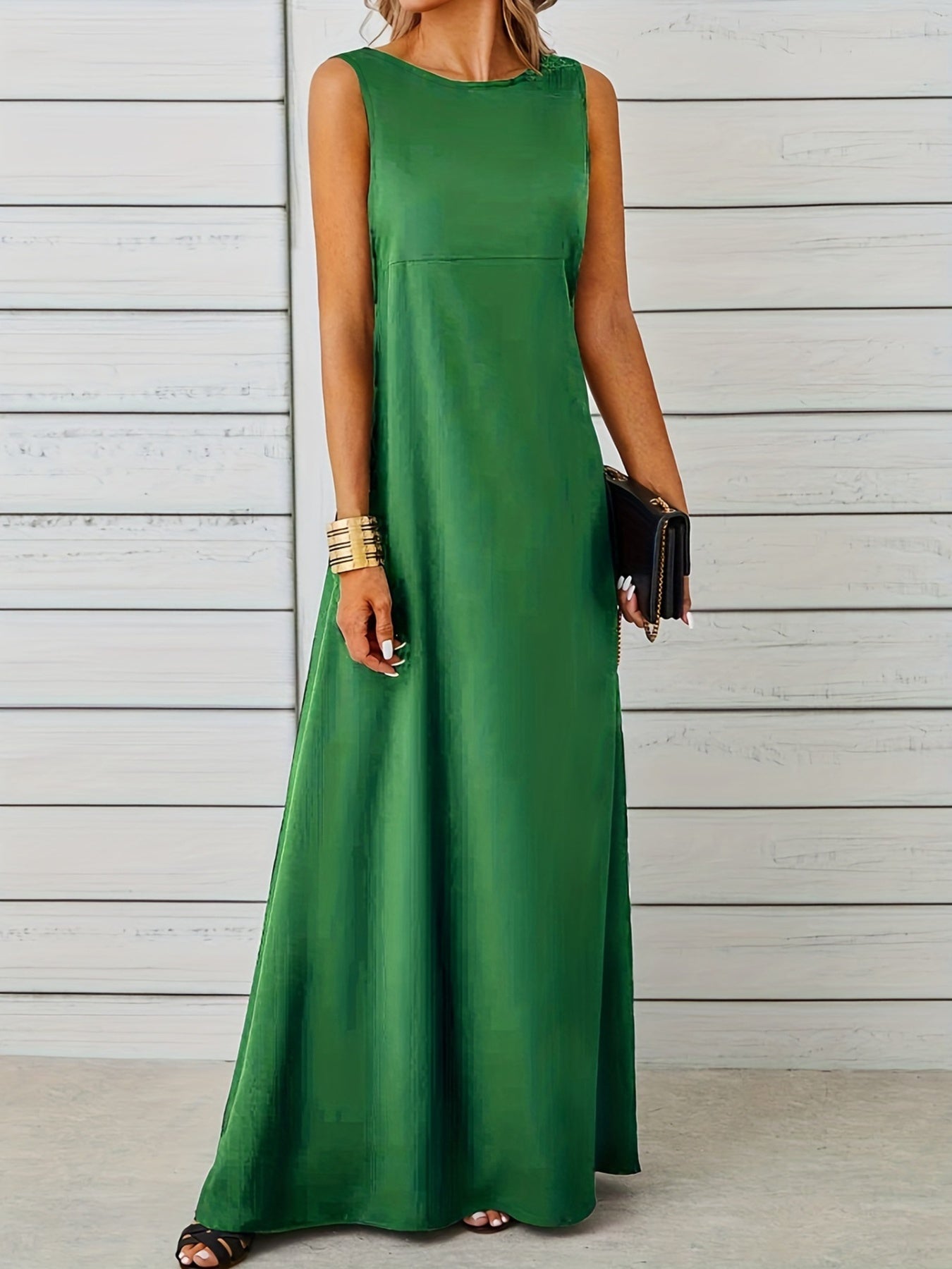 Sleeveless Flowy Maxi Dress