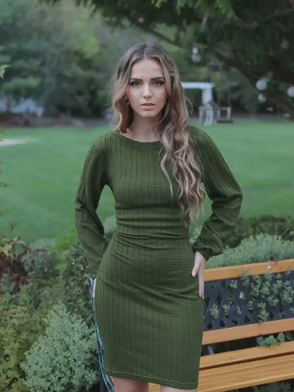 Women's Elegant Knit Dress