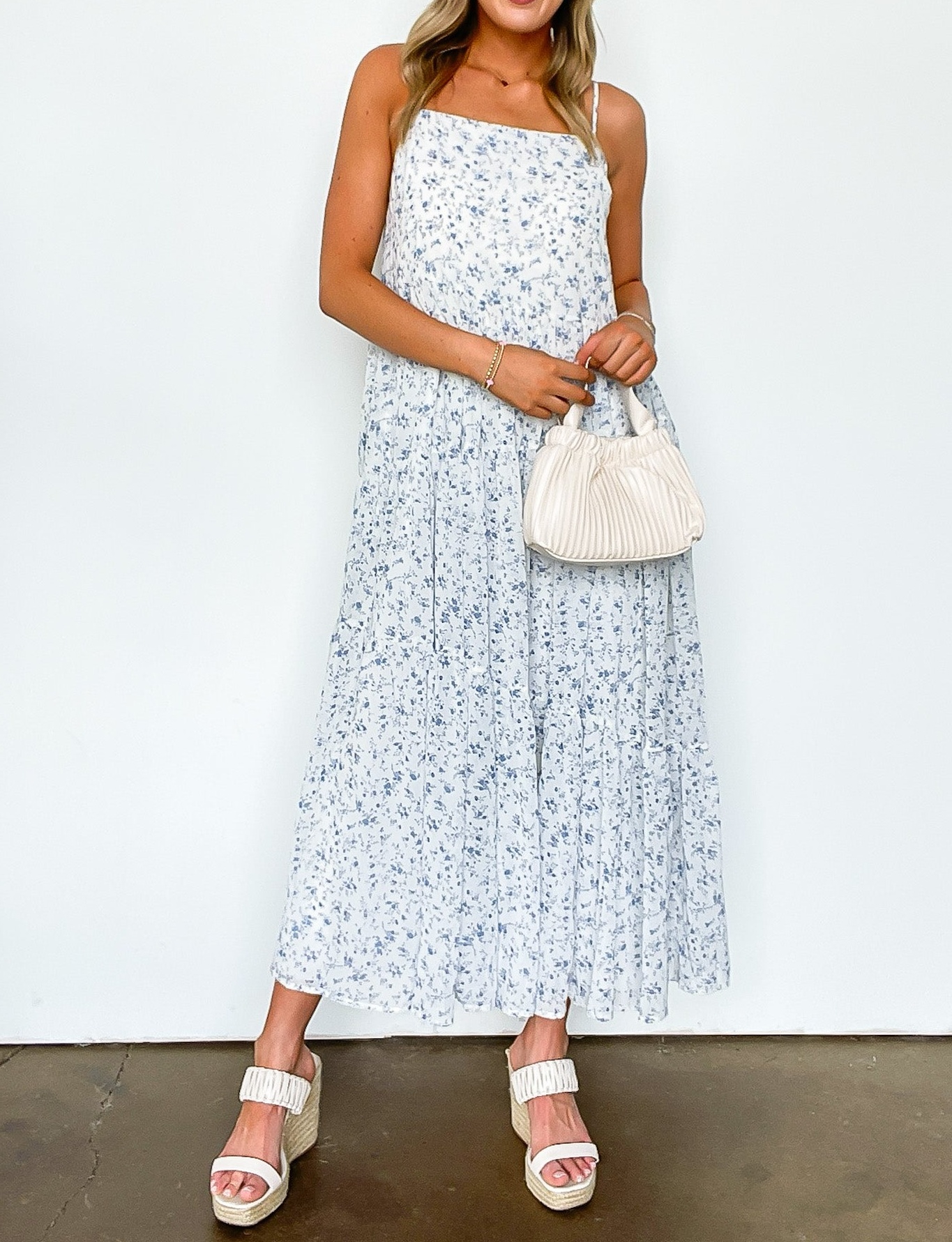 Flirtatious Poise Floral Dress