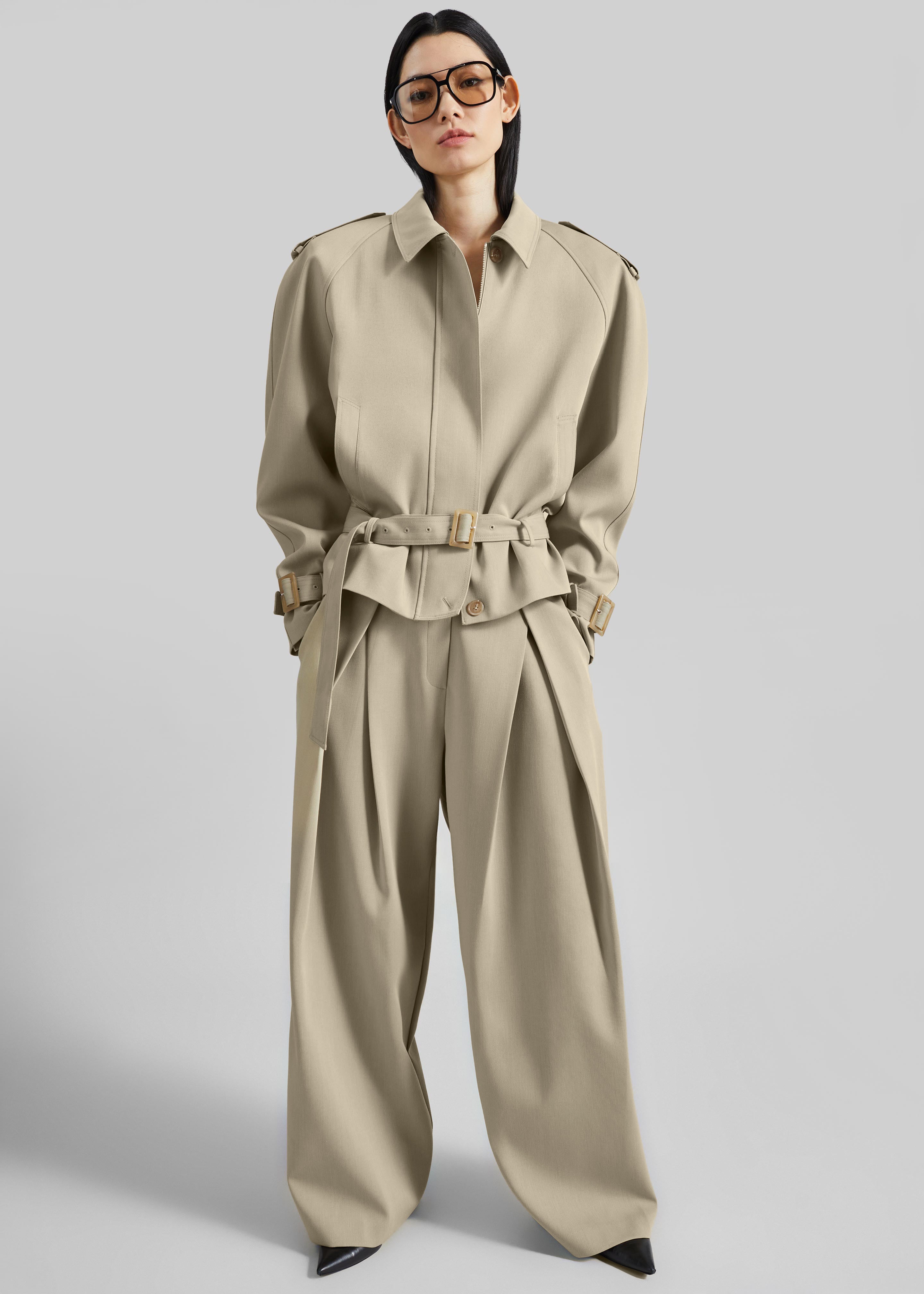 Avray Short Trench - Beige