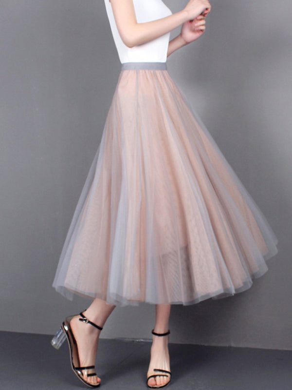 A-Line Skirt Midi Skirt