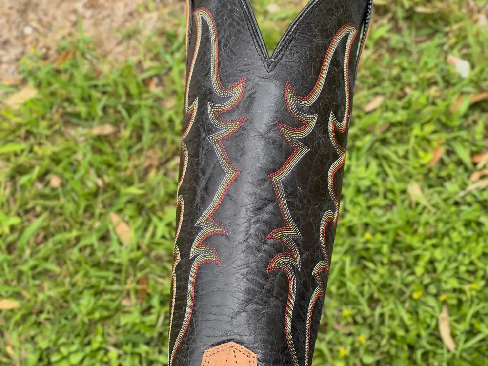 Men’s Honey Leather Boots With Black Shaft