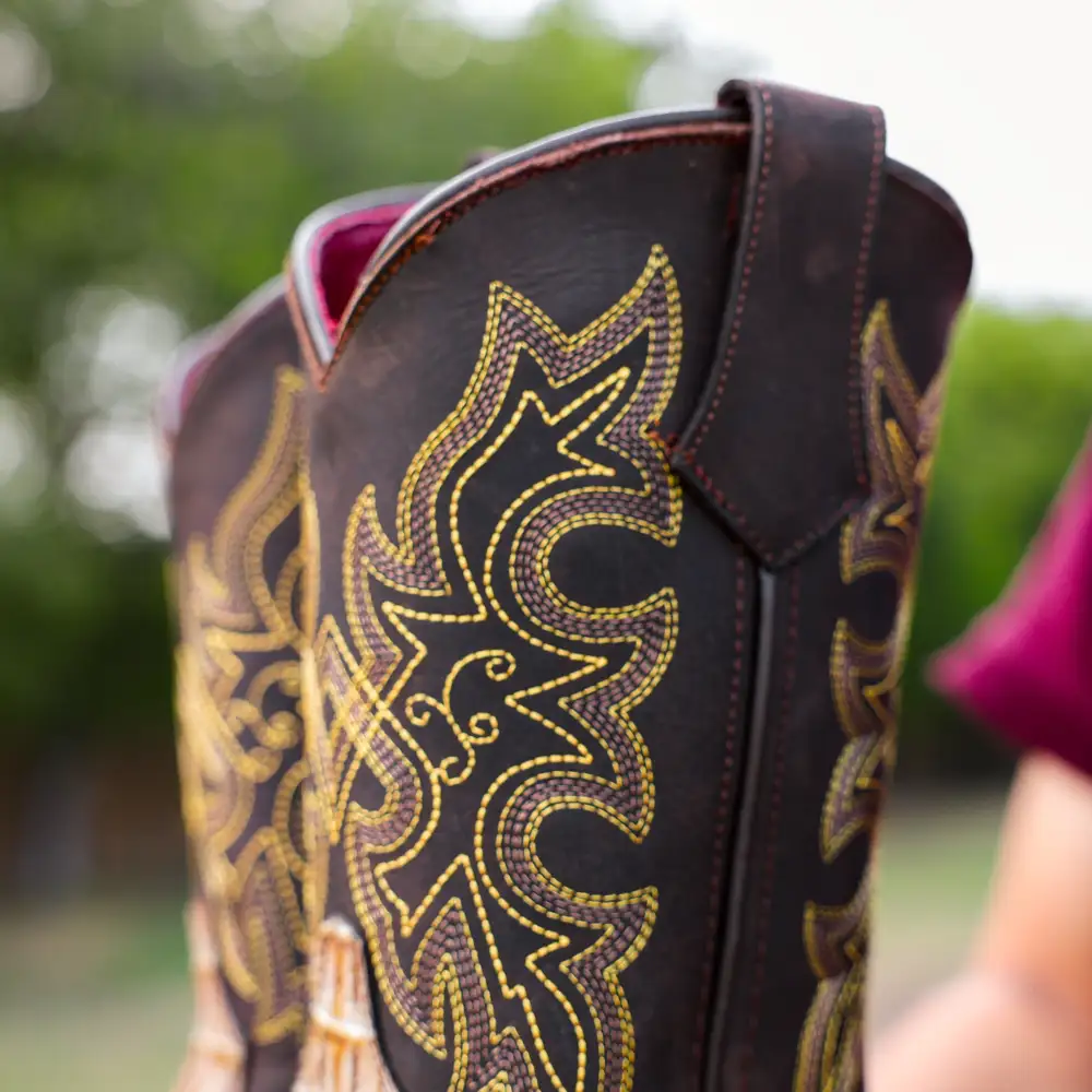 Bone Caiman Neck Leather Boots With 3D Lightweight Sole - Composite Toe