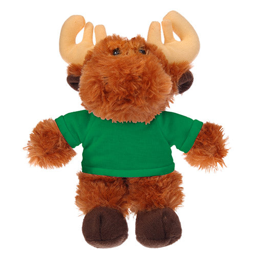 Soft Plush Moose with Tee 8inch