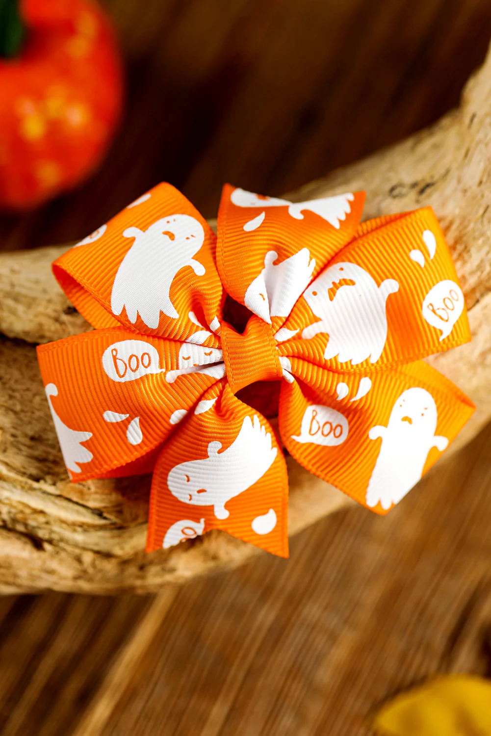 Citrus Halloween Random Pattern Bow Halloween Hair Clip