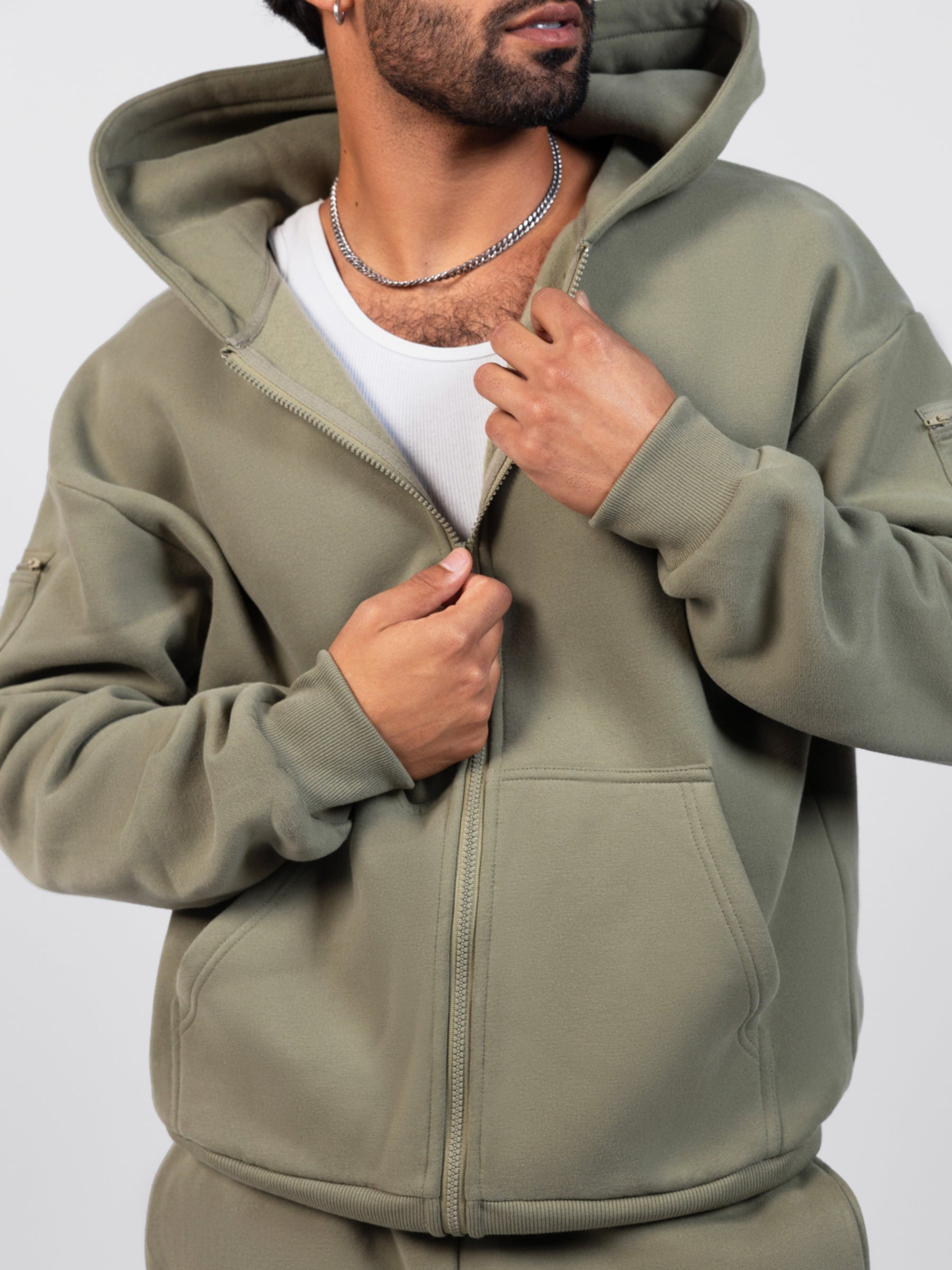Travel Essentials Zip Hoodie