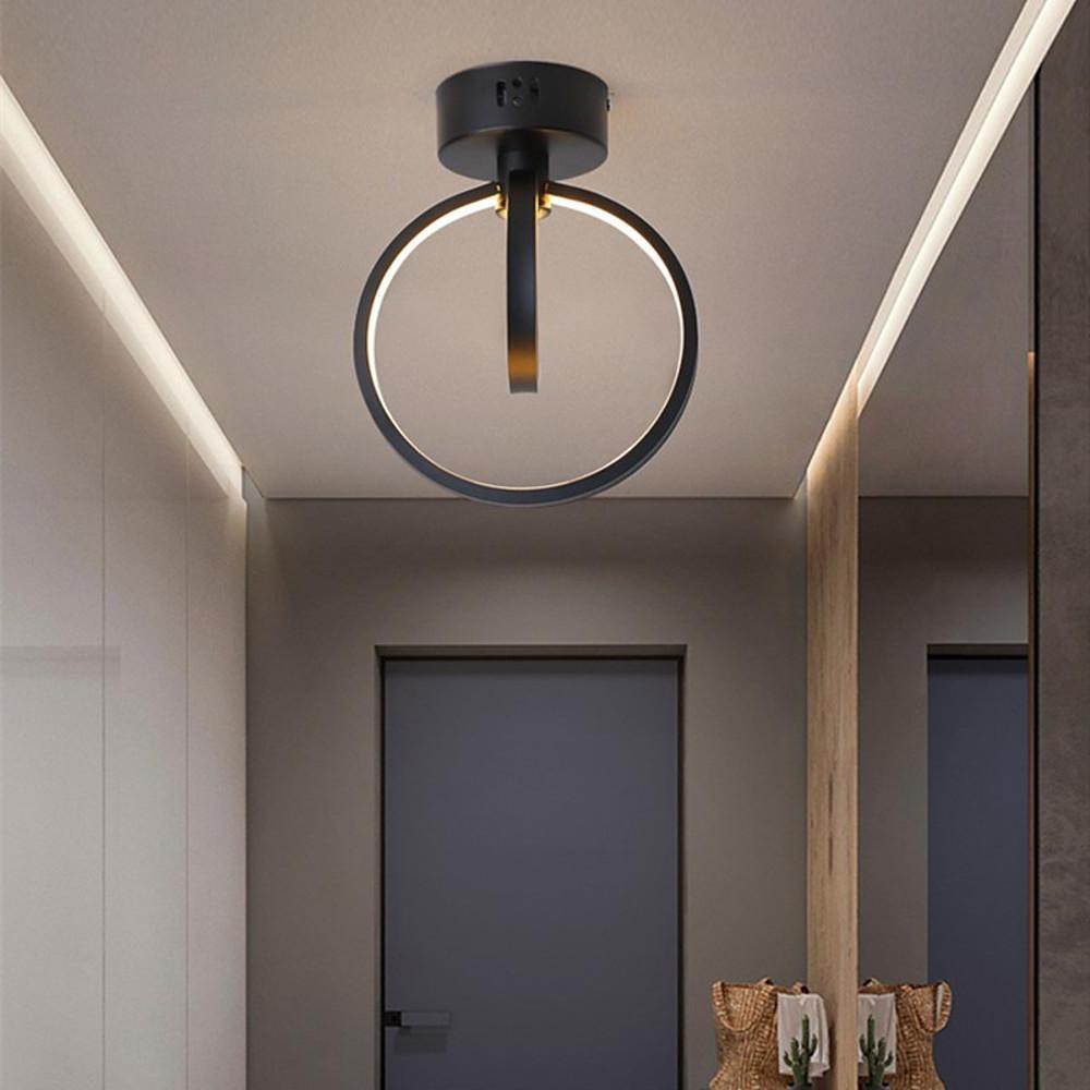 2 Ring Flush Mount Ceiling Light Minimalist Acrylic LED Light