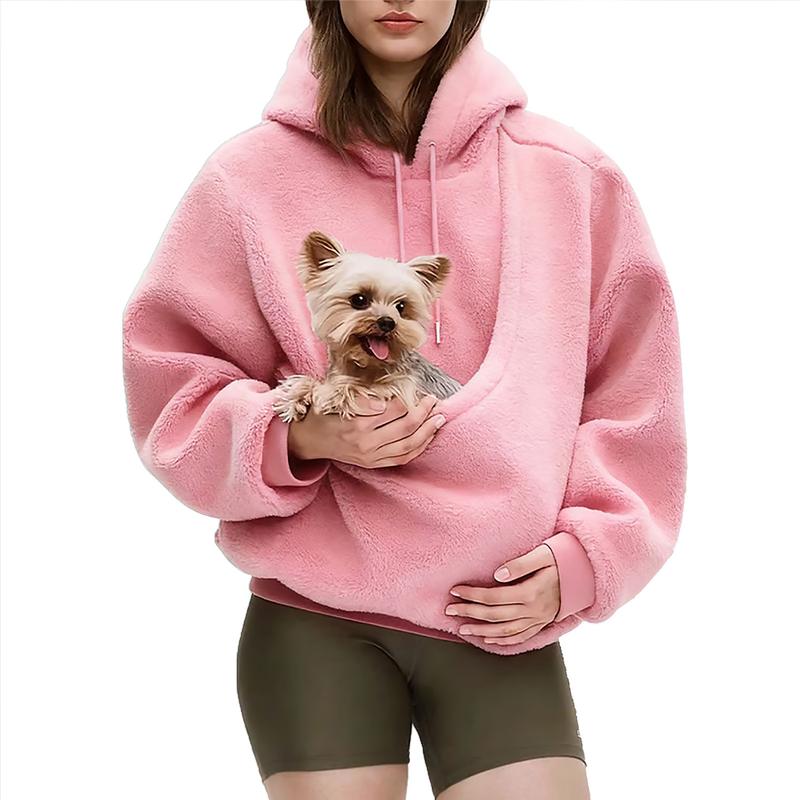 Cozy Pet Carrier Hoodie – Ultra Soft Kangaroo Pocket Sweatshirt