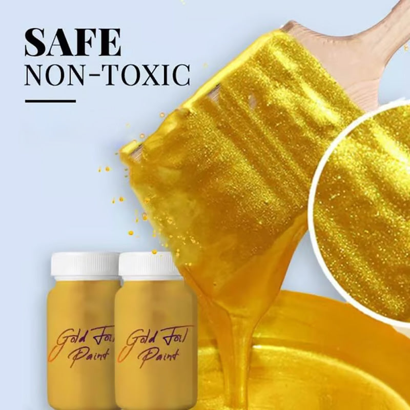 (BUY 2 GET 1 FREE )Water-Based Glitter Bronzing Paint