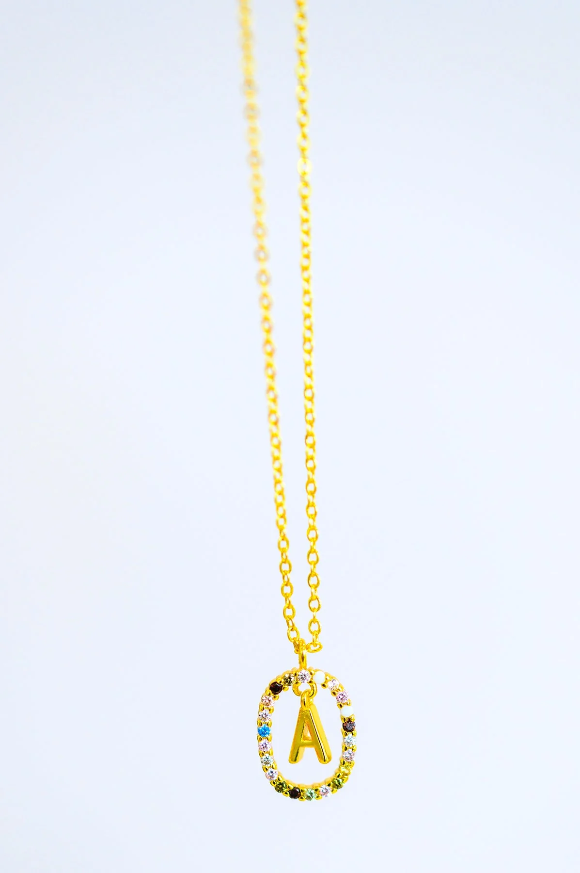 Mi Amor Gold Dipped Initial Necklace