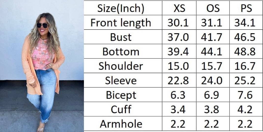 Lola Full Size Easter Print Cardigan in Blue