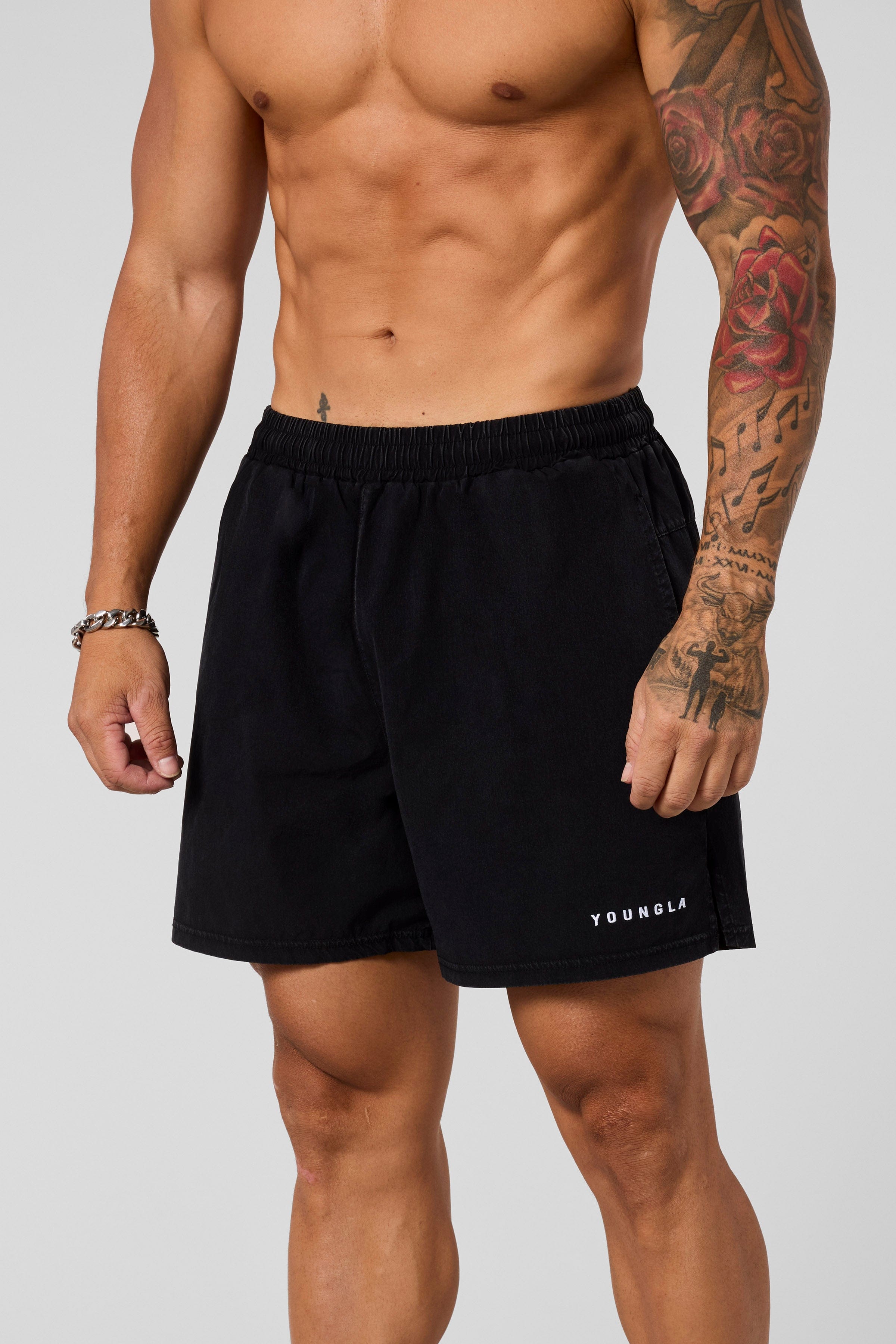 1043 - Washed Fitness Shorts
