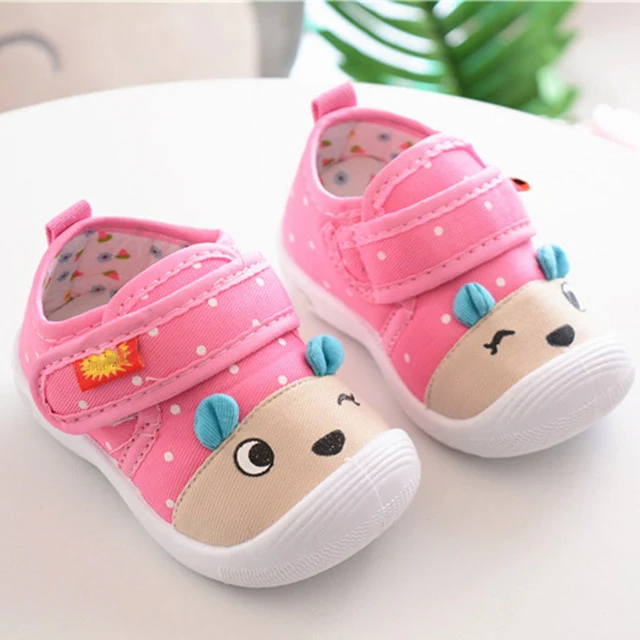 Polka Dot Newborn Cartoon Baby Shoes