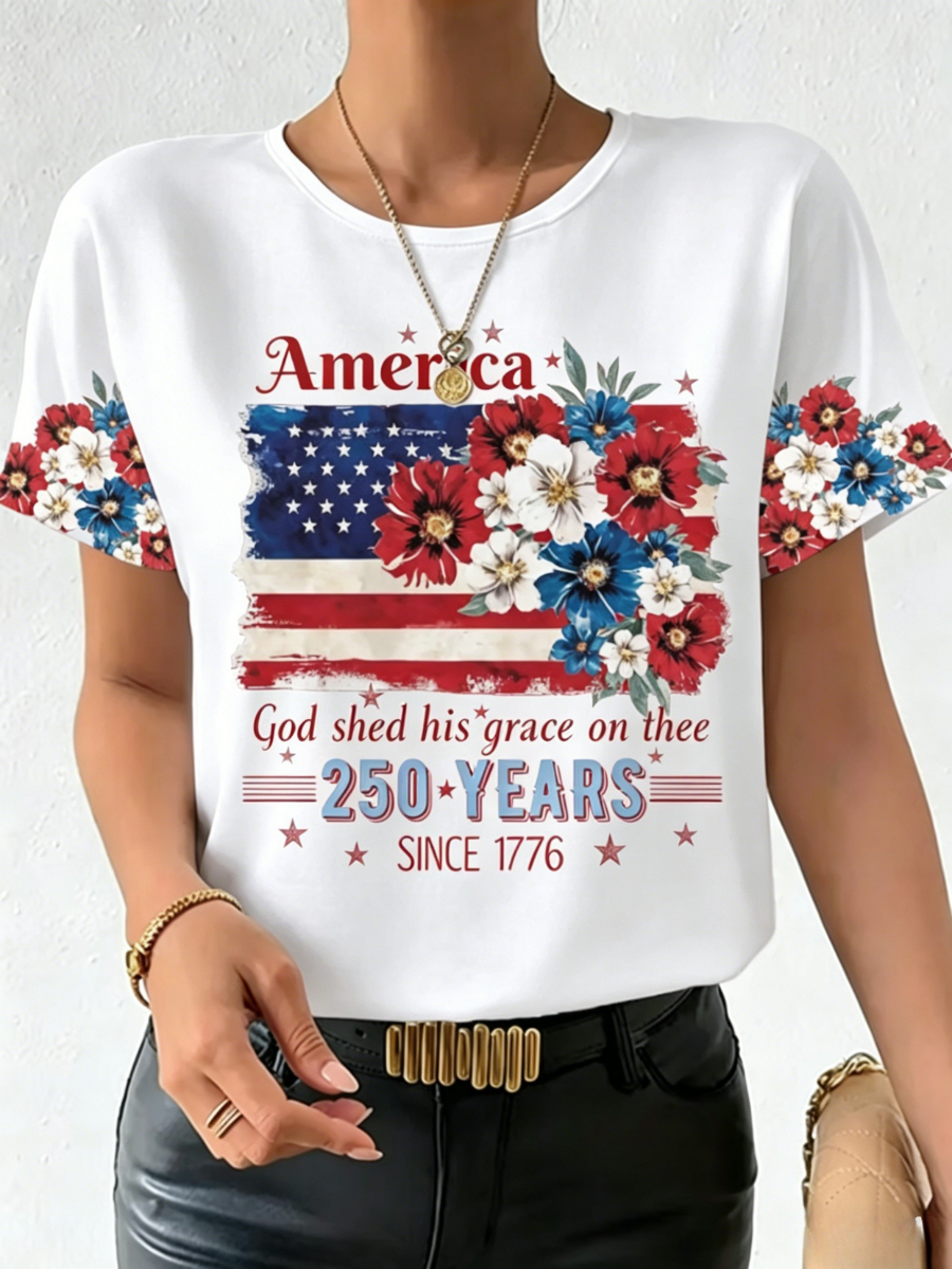 Women's 250th Anniversary Printed T-shirt