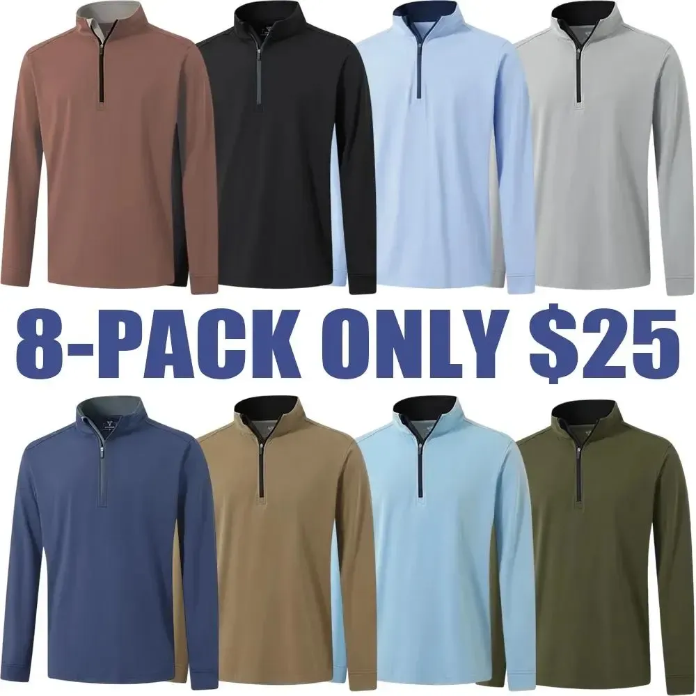 Men's Quarter Zip Golf Pullover