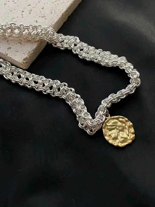 Contrast Color Classic Necklaces Accessories