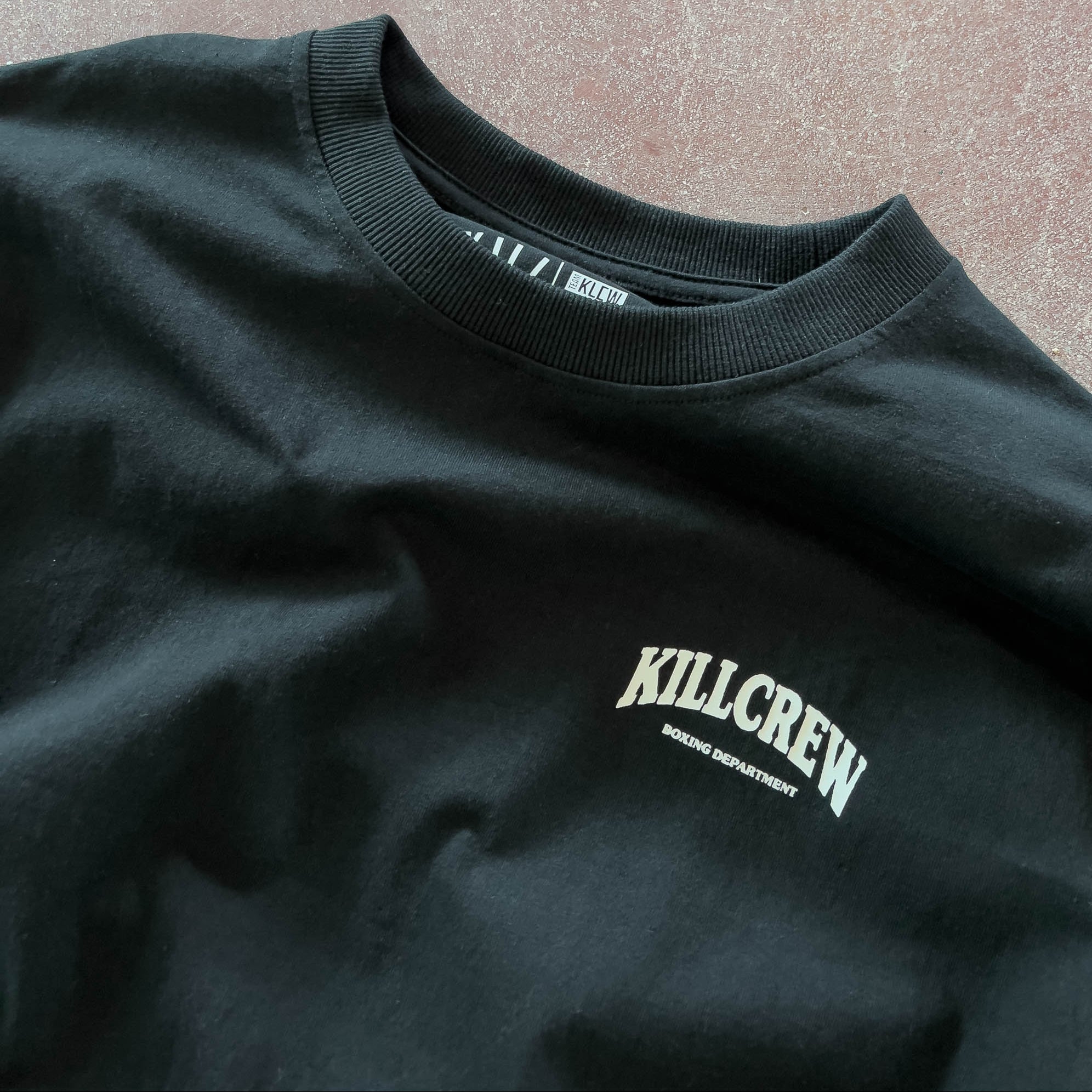 RELAXED FIT BOXING DEPARTMENT T-SHIRT - BLACK / WHITE