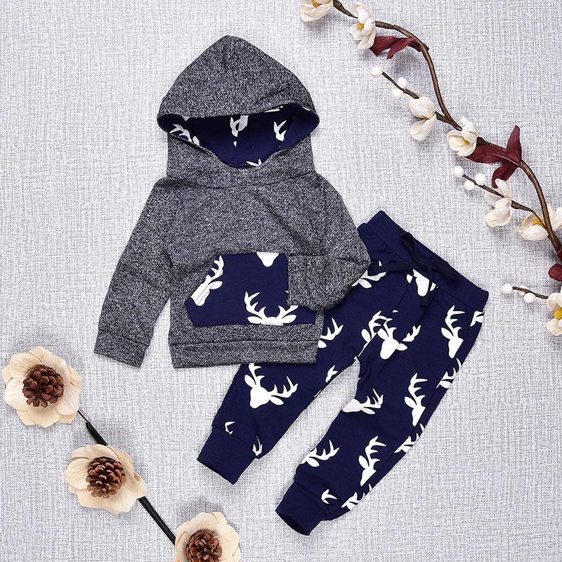 New Long-Sleeved Deer Suit For Baby Boy