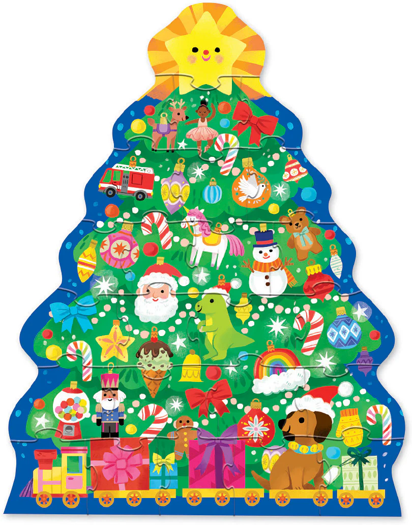 Christmas Tree 24-Piece Floor Puzzle