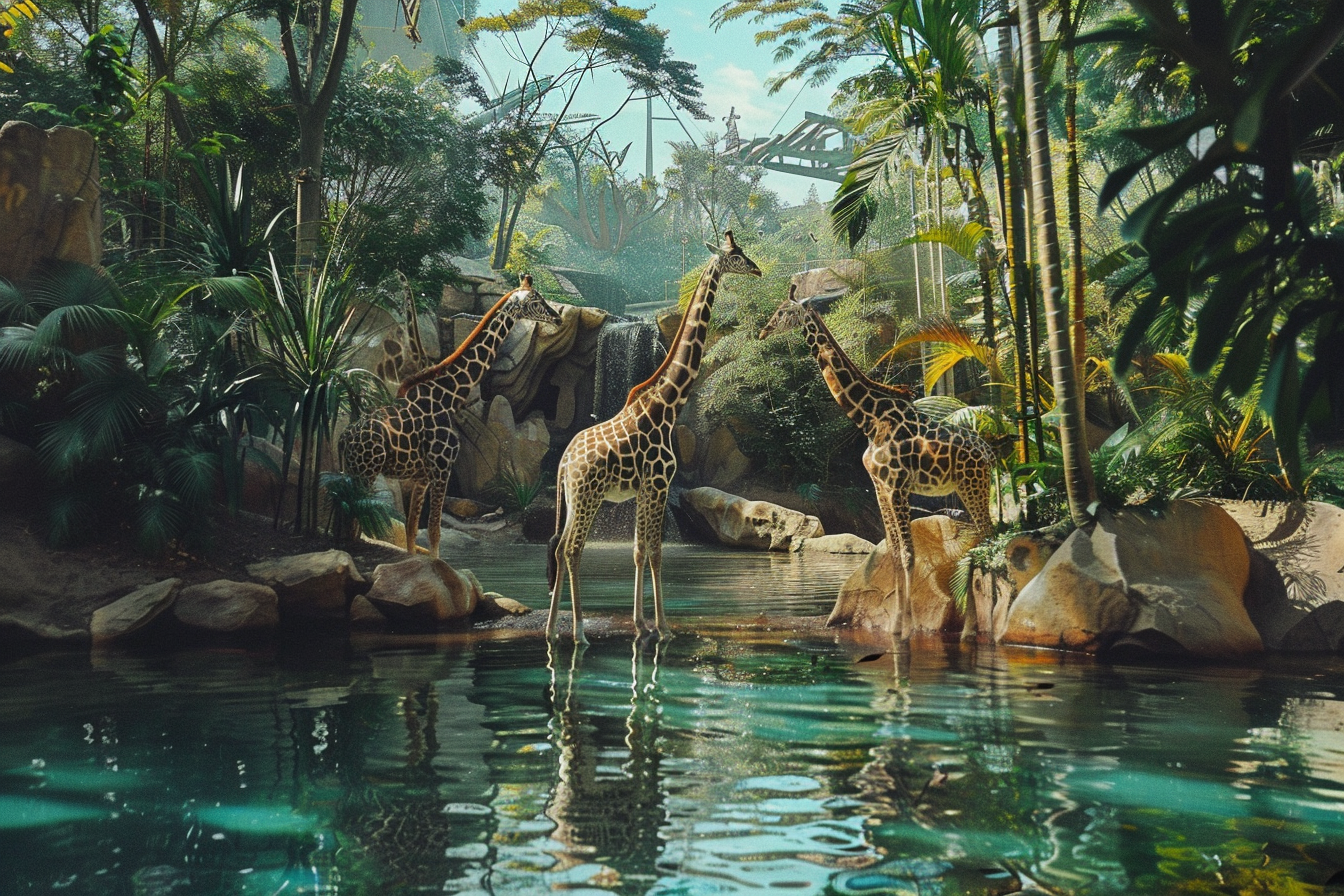 Forest Giraffes 500 / 1000 Piece Puzzle