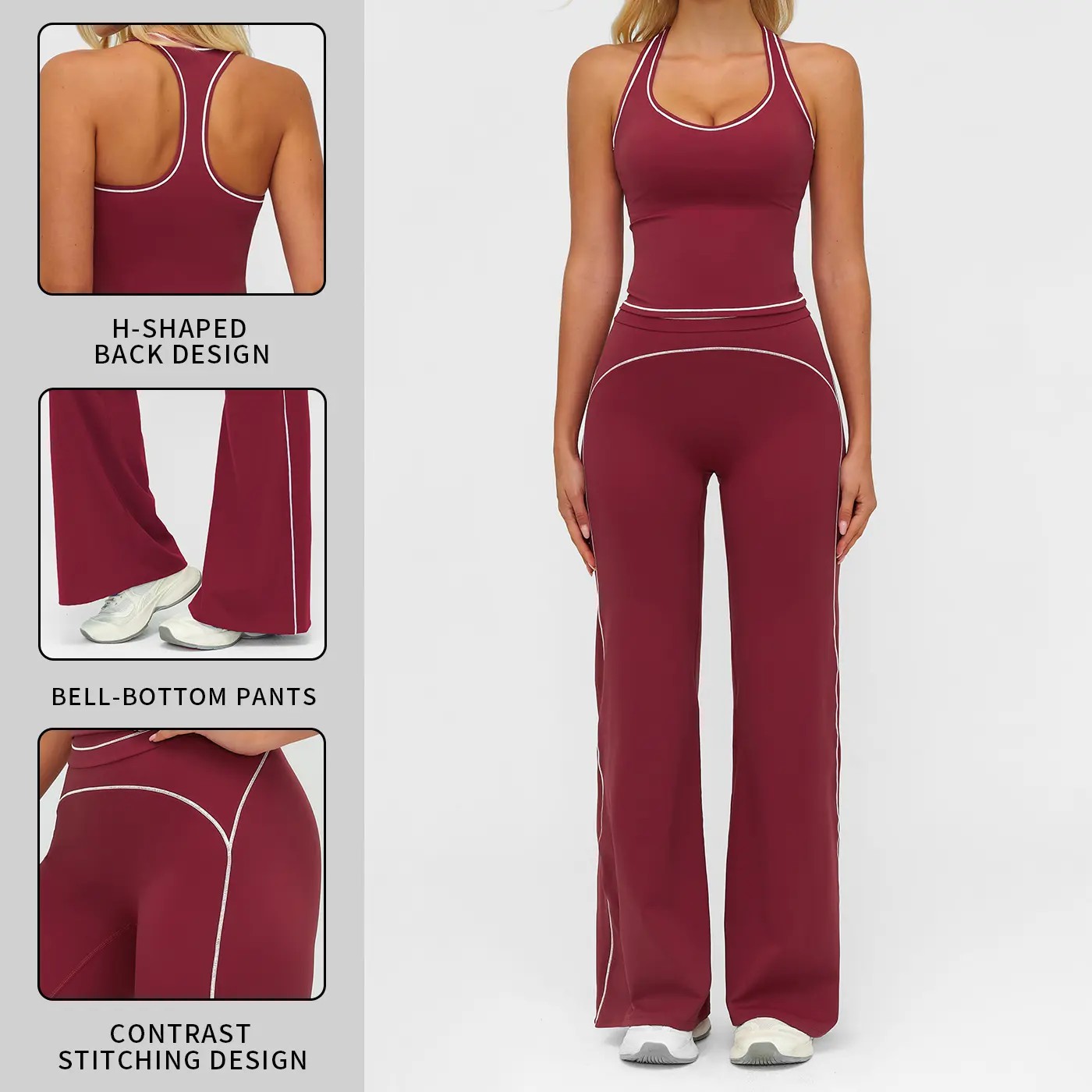 Women's Sporty Casual Tracksuit Set (2-Piece Athletic Jogger & Top)