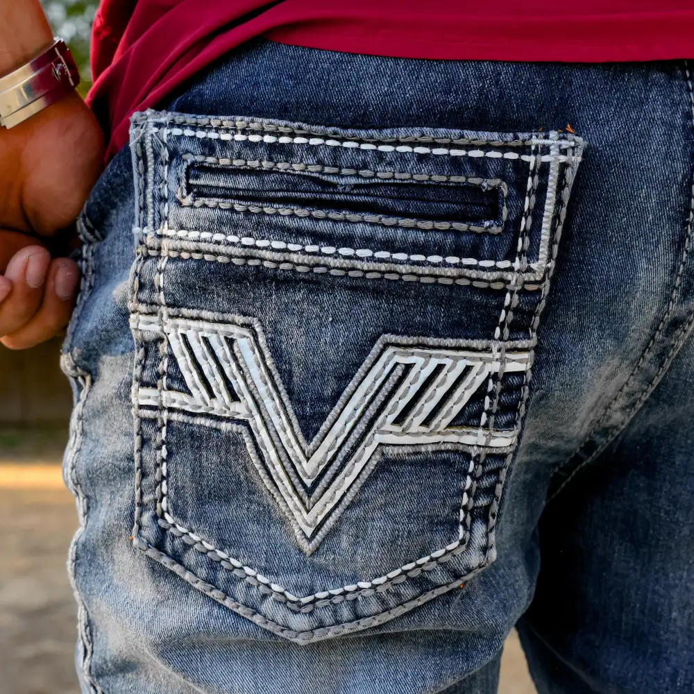 Men’s SA-043 Straight Fit Blue Jean