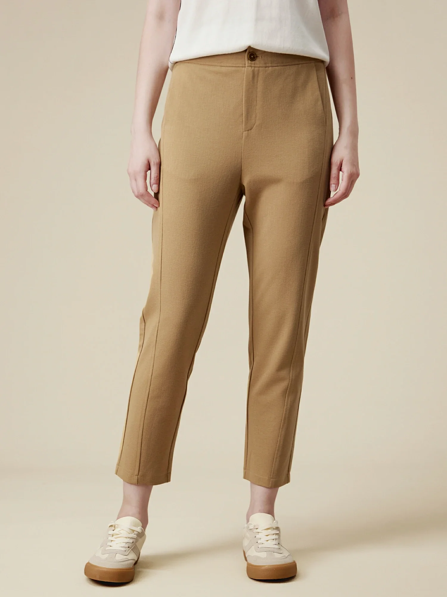 Cotton Linen Slim Pencil Pants