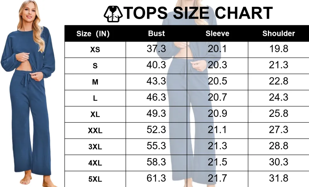 Womens Fall Winter Casual Solid Knitted 2 Piece Sets