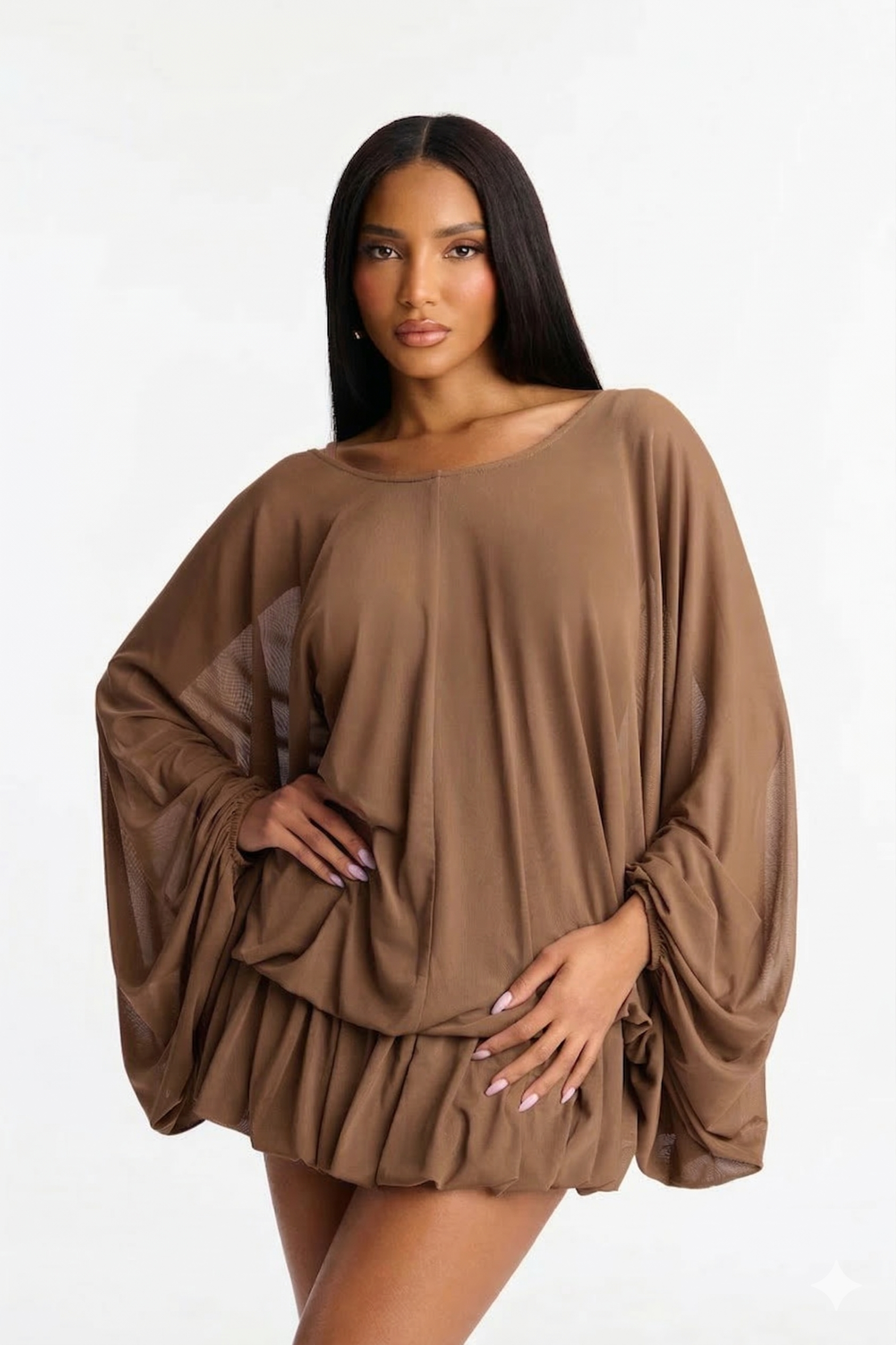 🔥The It Girl Backless Mesh Mini Dress