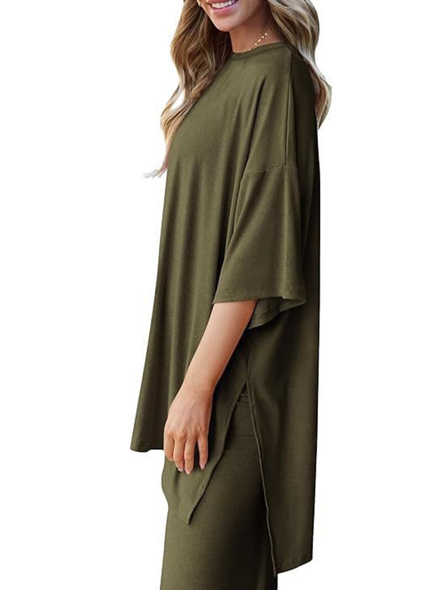 Loose Fit Casual Two Piece Set_CWSTB01013