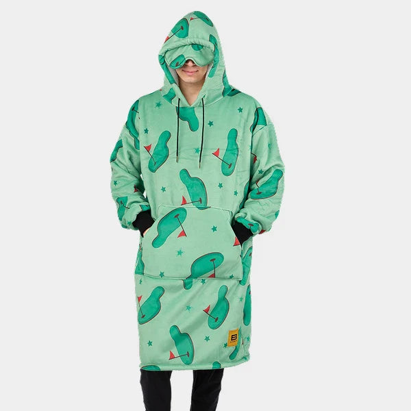 Wearable blanket Oversized with sherpa lining One size fits most.