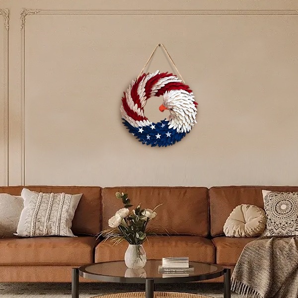 Brave Wings Wreath Eagle Wreath Independence Day Decorations