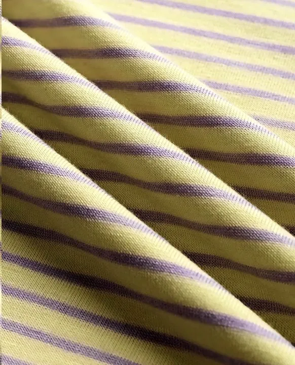 2 Piece Set Women's Casual Striped Shirt + Hot Pants