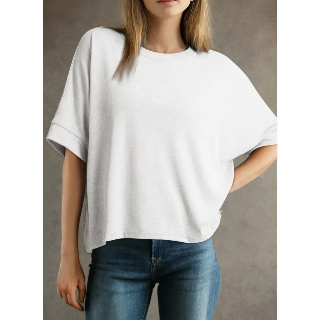 Women's Relaxed Oversized Soft Basic Tee