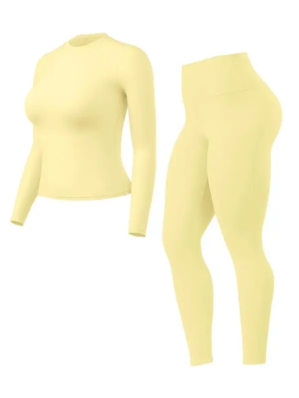 Women Yoga Leggings Set Gym Wear