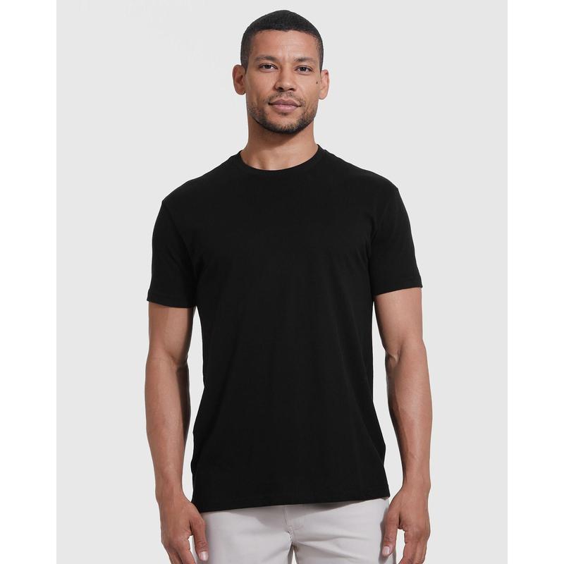 Men’s Short Sleeve Crew Neck T-Shirt – Premium Fit for Everyday Comfort, Casual Streetwear, Workwear, or Men Gifts