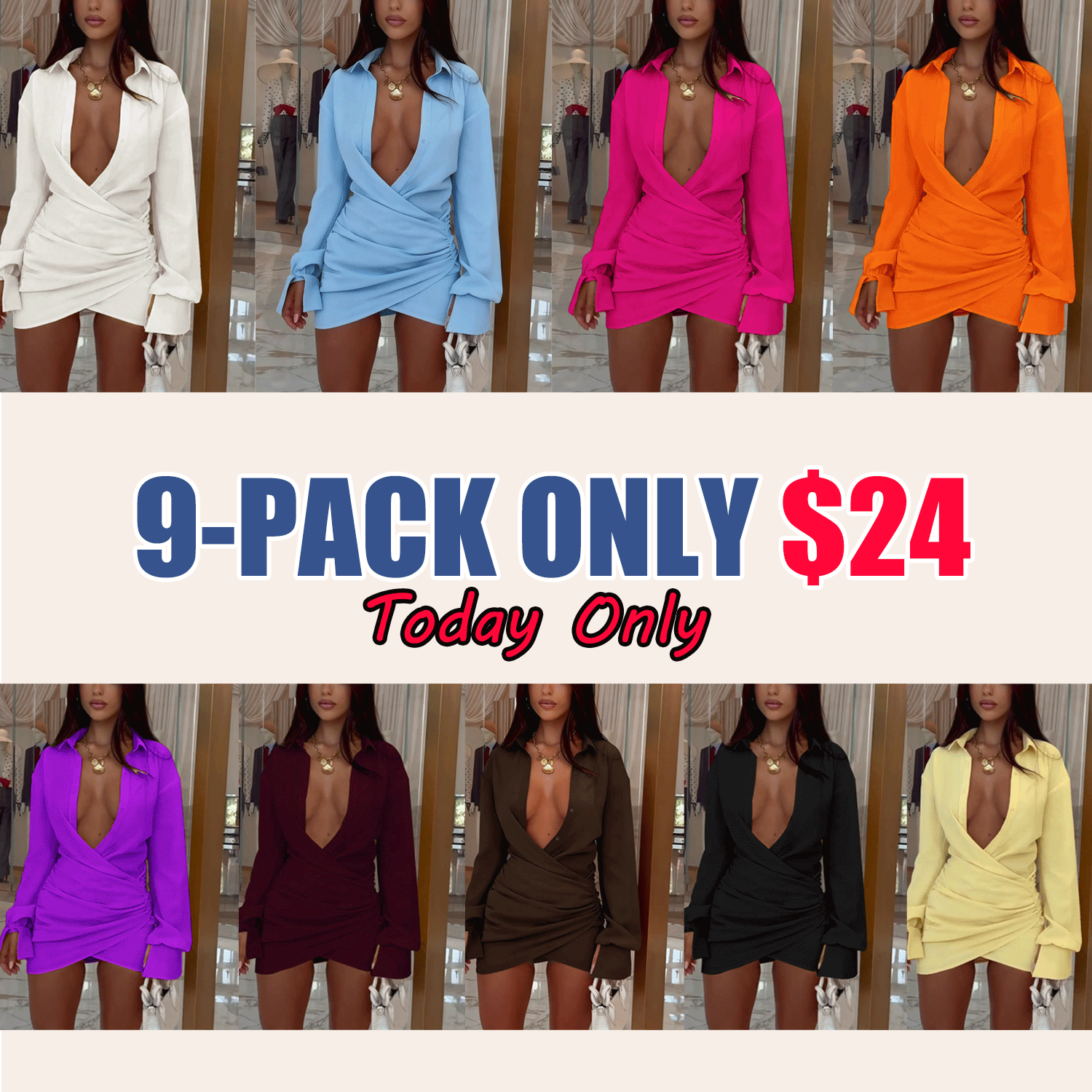 Women’s Elegant Ruched Bodycon Maxi Dress