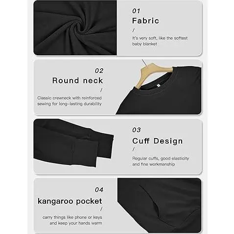 🔥LAST DAY 70% OFF✨Women’s Oversized Crewneck Fleece Sweatshirt