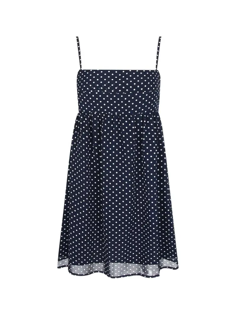 Women's Polka Dot Print Tube Dress