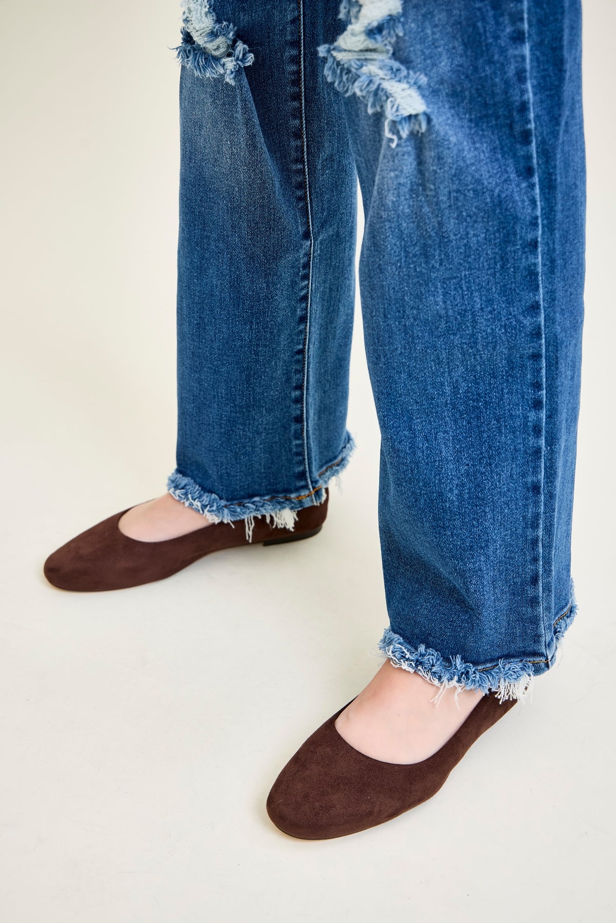 Brett Distressed Dad Jeans