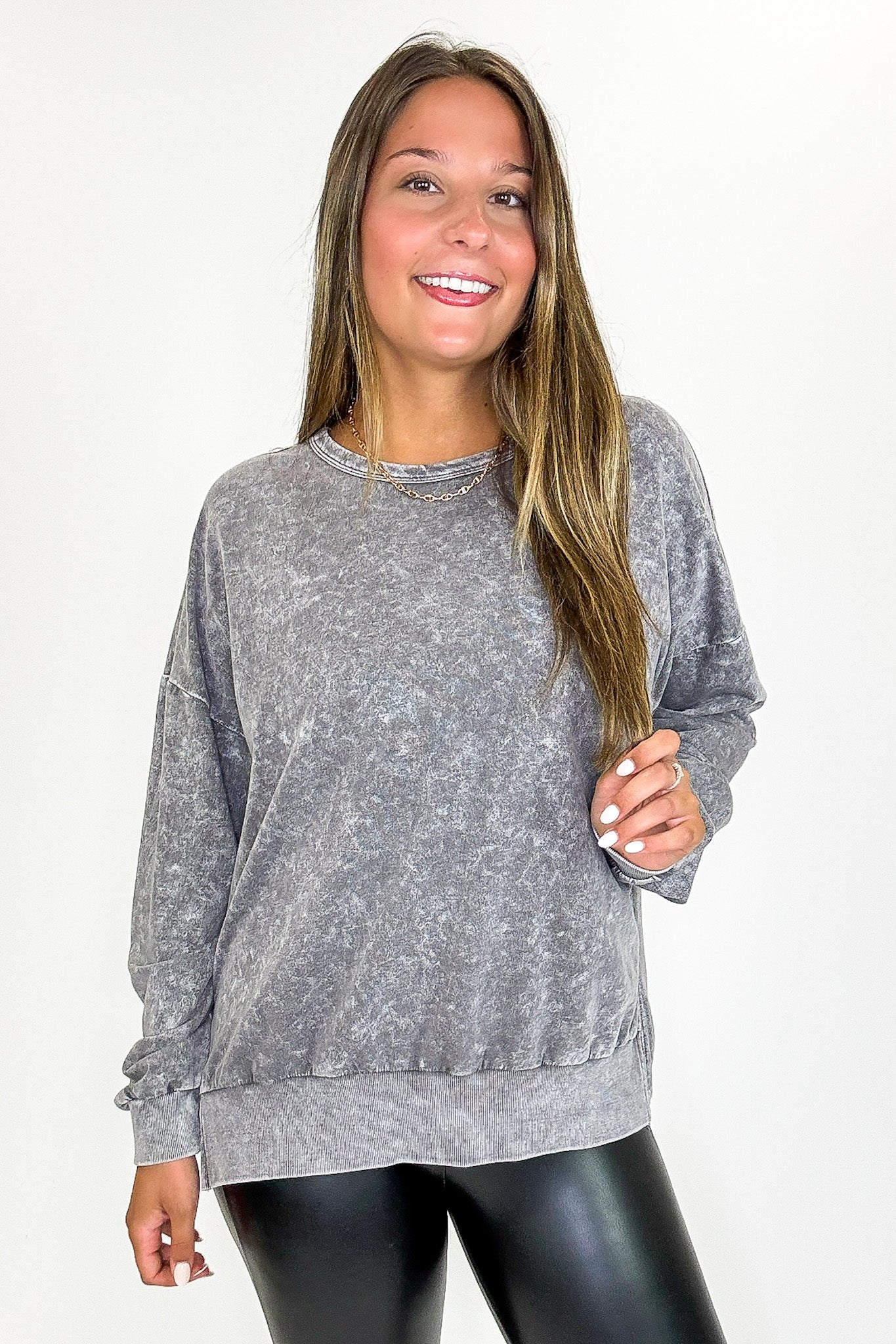 Vintage Mineral Wash Pullover