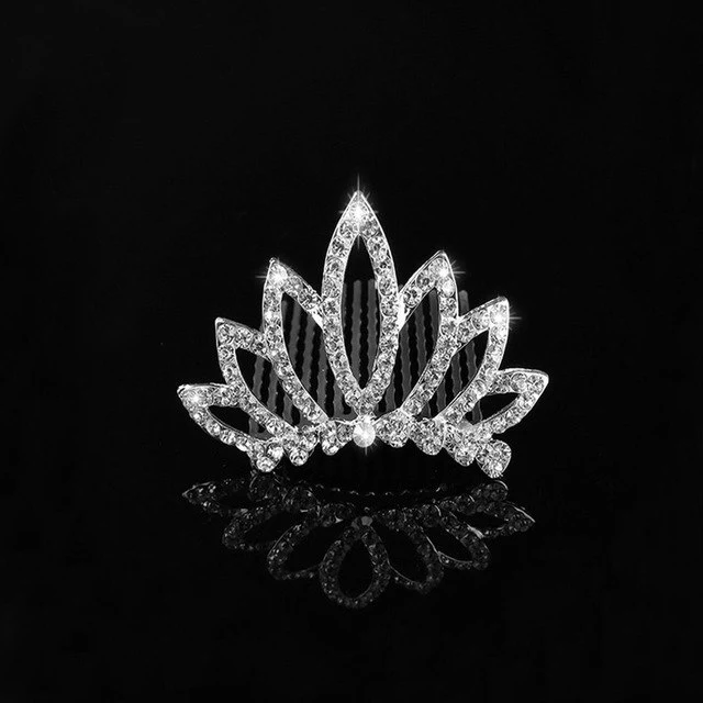 Stunning Crystal Crown Hairclip Accessories