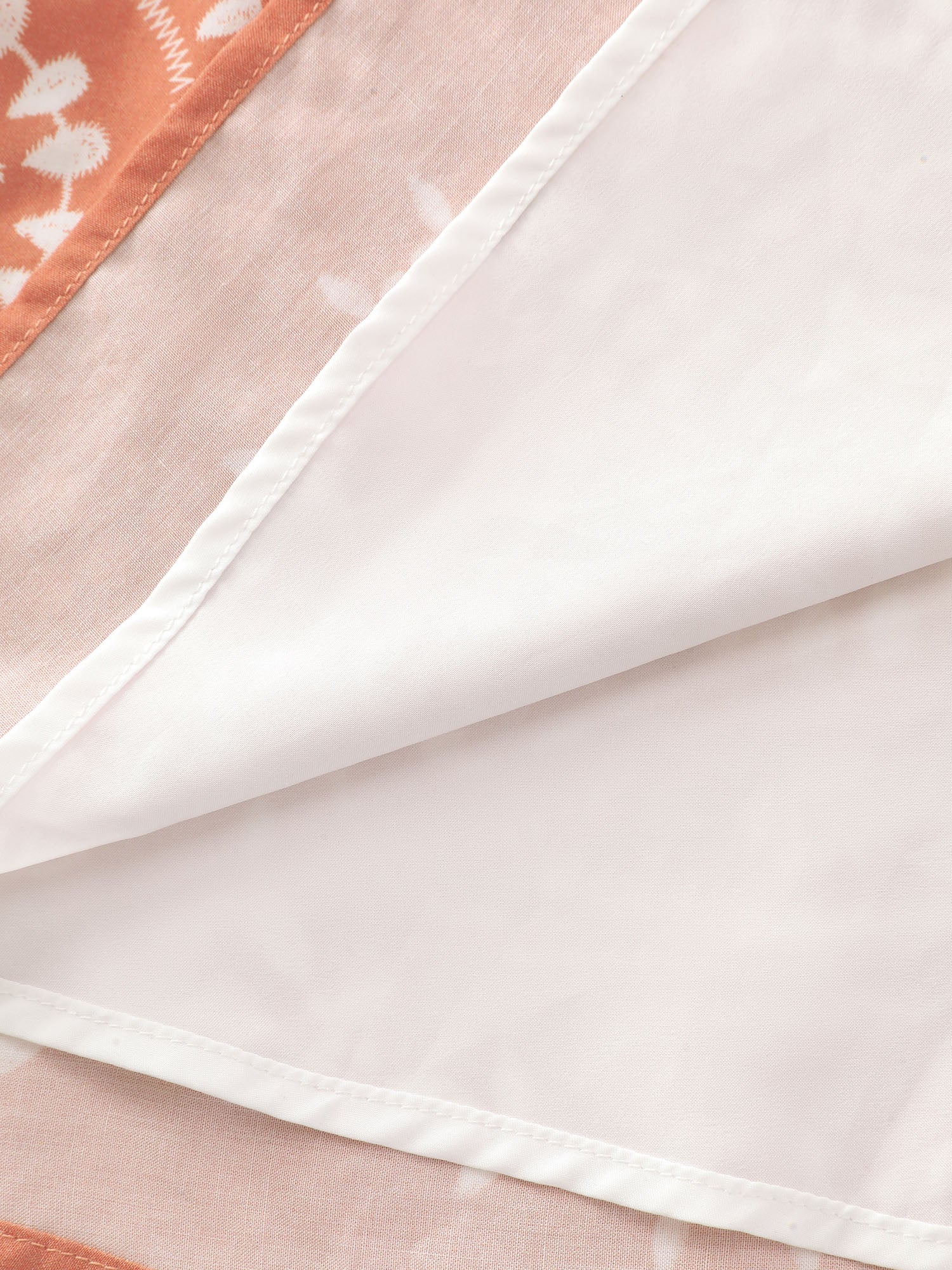 Geometric Print Deep V-Neckline Mini Dress