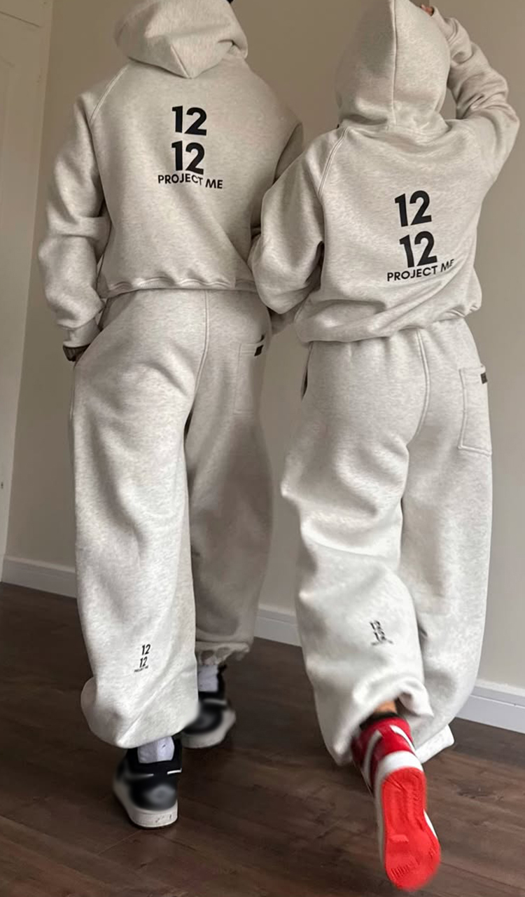 Womens Round Neck Hooded Digital Printed Casual Couple Outfit