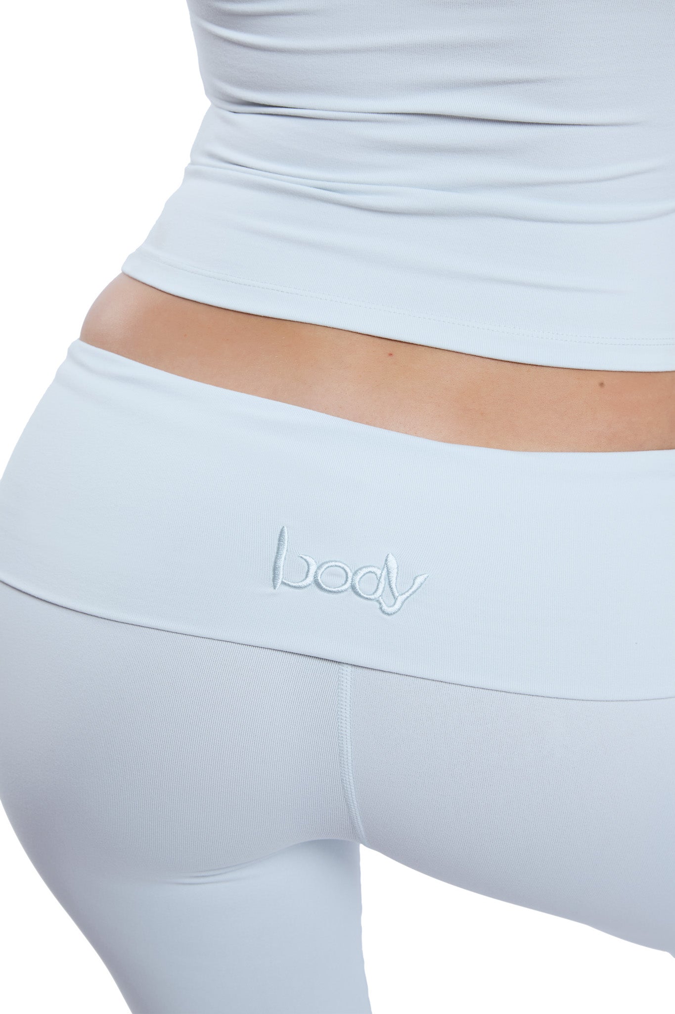 YOGA PANTS (ICE BLUE WHITE)