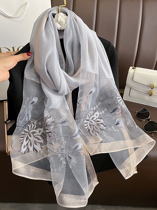 Embroidered Leisure Fashion Shawl&Scarf
