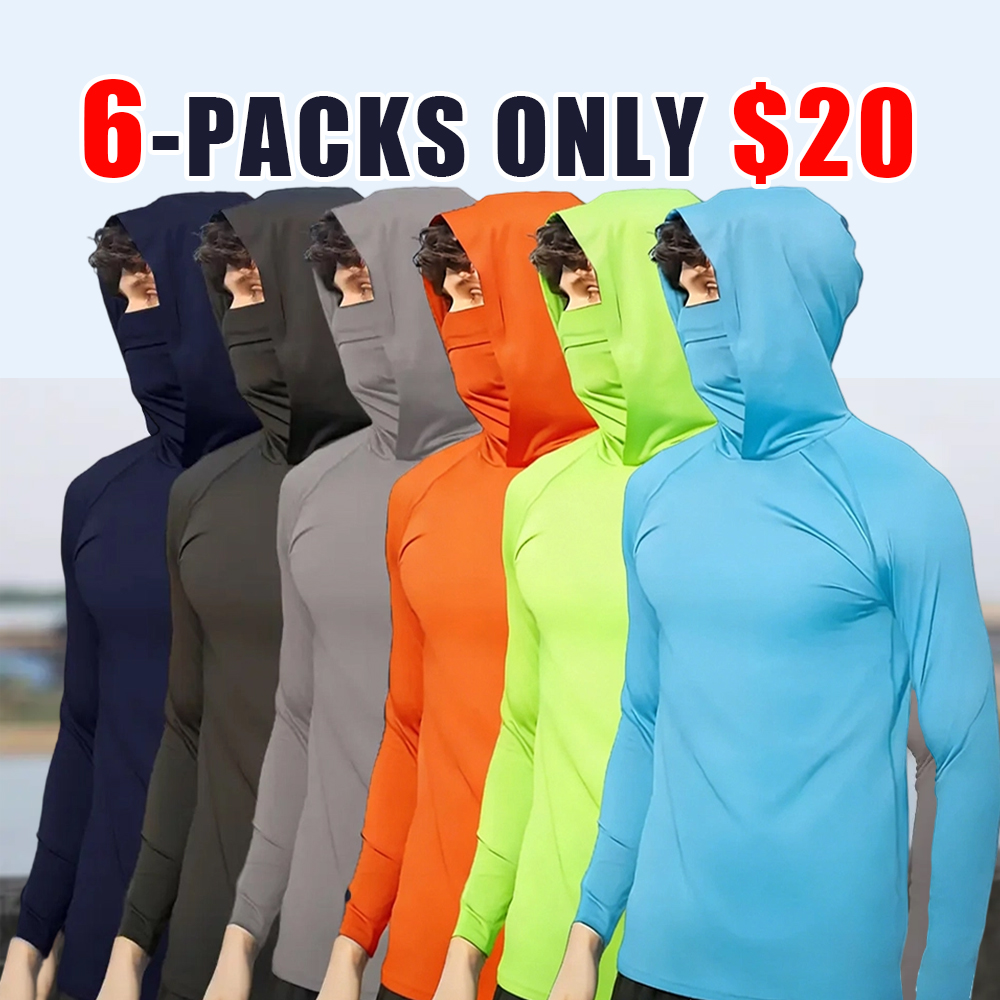Men’s Lightweight Hooded Performance Long Sleeve Set