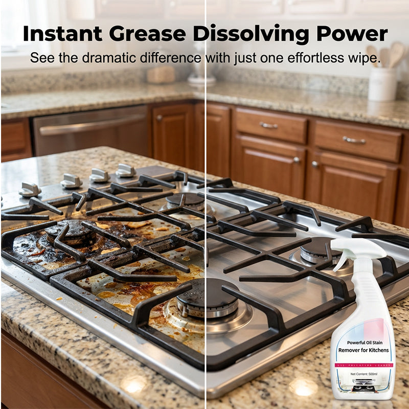 Powerful Oil Stain Remover for Kitchens