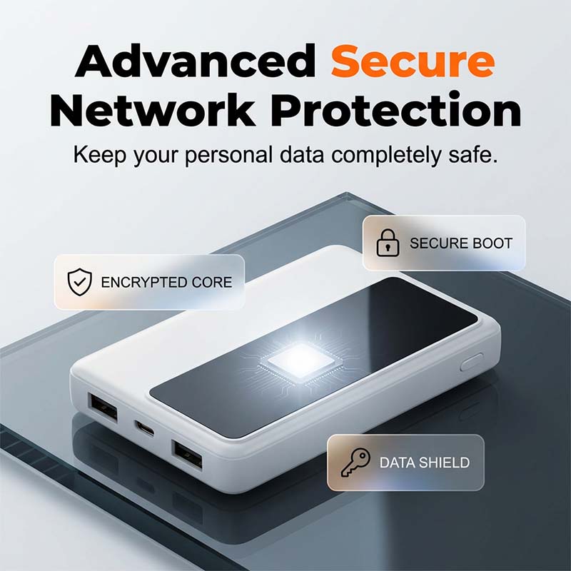 Portable Internet Hotspot for Travel, Work, and Gaming