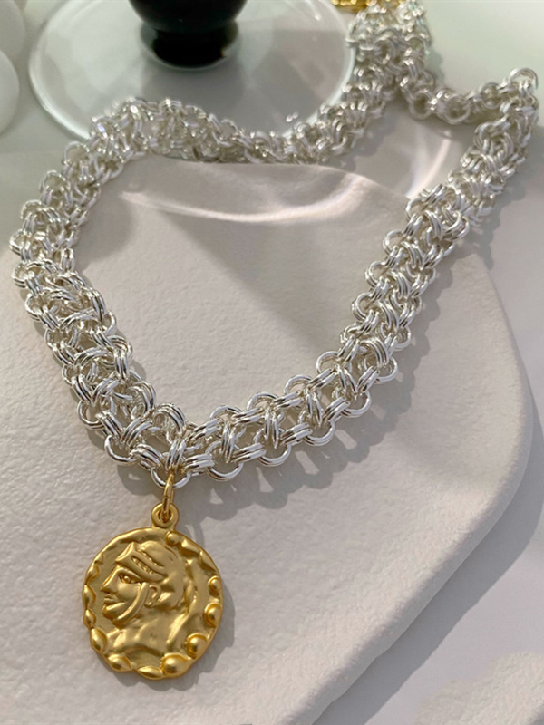 Contrast Color Classic Necklaces Accessories